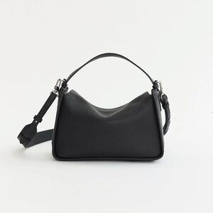 The Horse Clementine Bag in Black Pebbled Leather